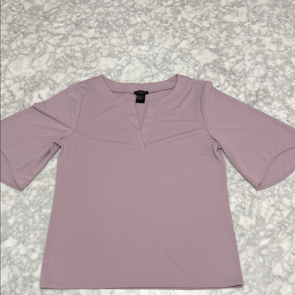 Ann Taylor Elegant Mauve Blouse